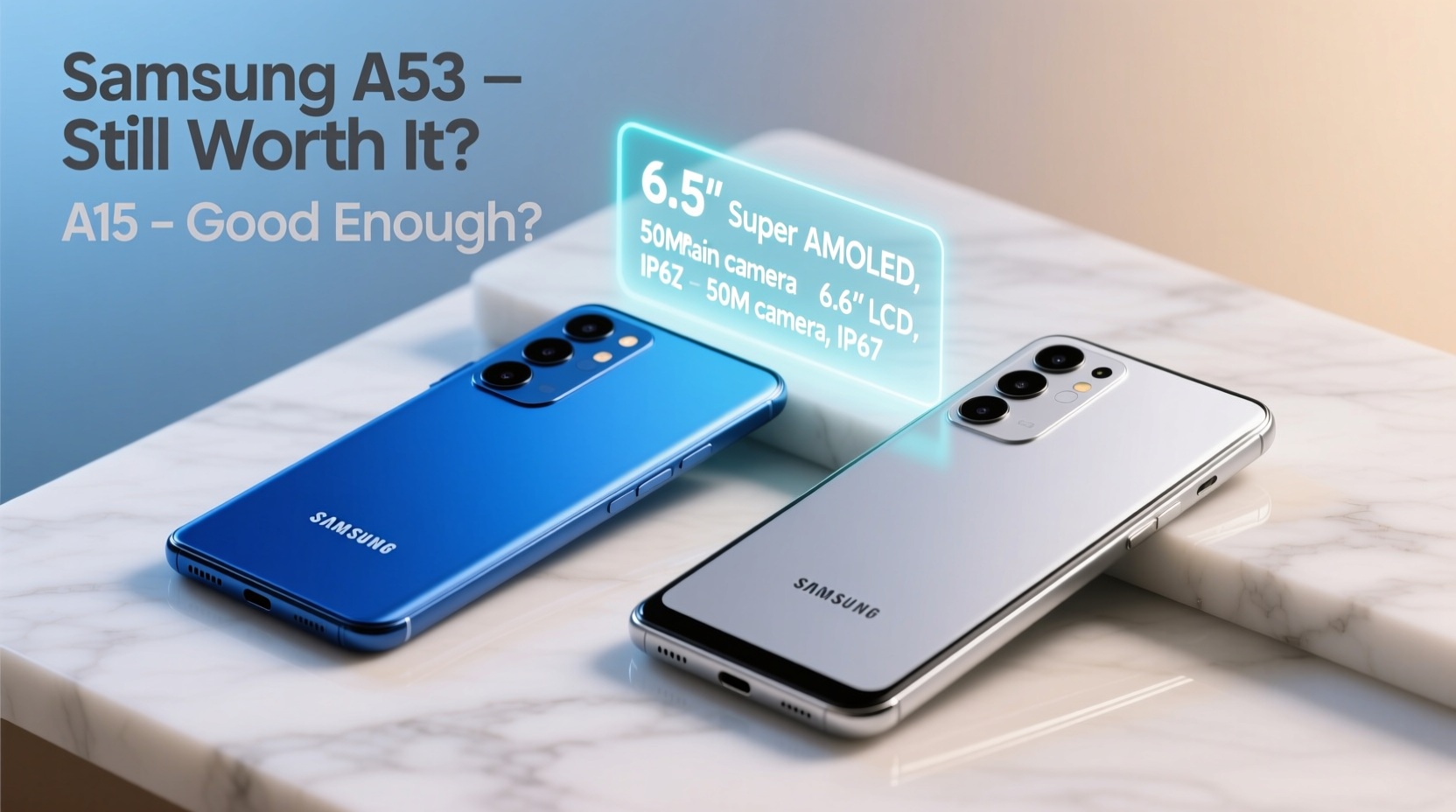samsung a53 vs a15 is the a53 still worth it or is the a15 good enough
