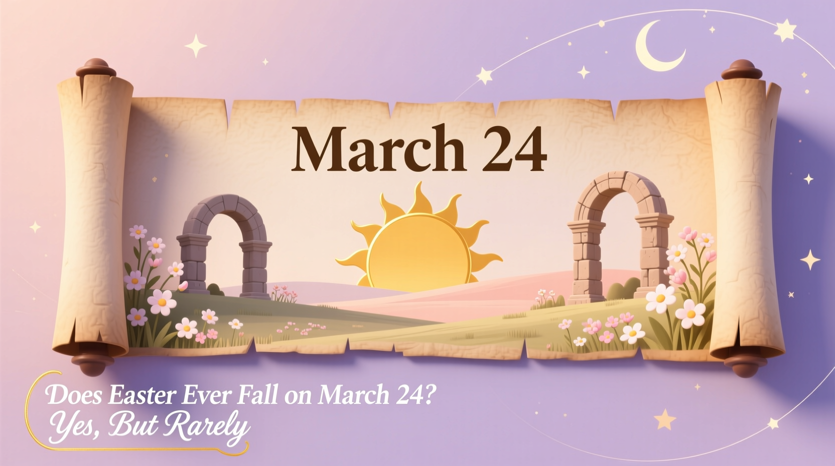 does easter ever fall on march 24
