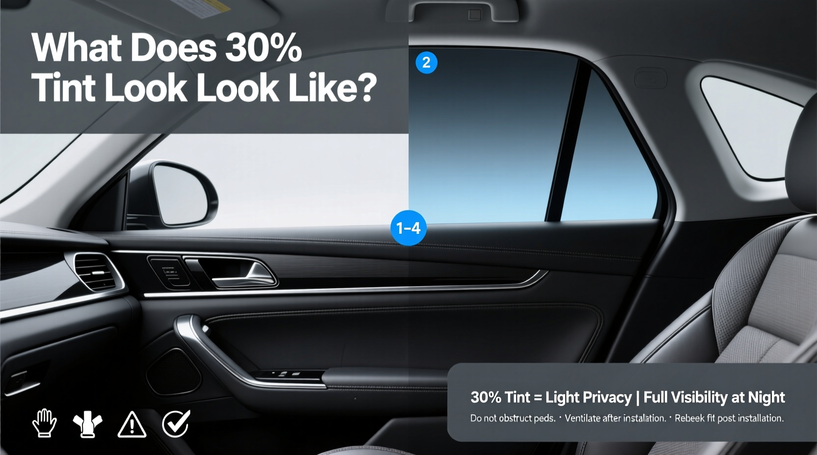 What Does 30 Tint Look Like on a Car Window: Buying Guide