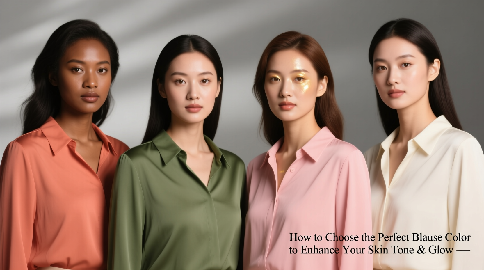 how to choose the perfect blouse color to enhance your skin tone and glow