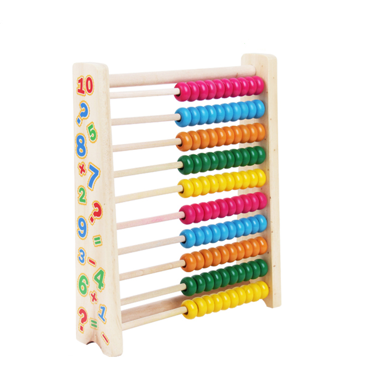 Amazon Best Selling Colorful Calculating Frame Toy New Design Developing Kids Math Operating Ability Wooden Educational Toys