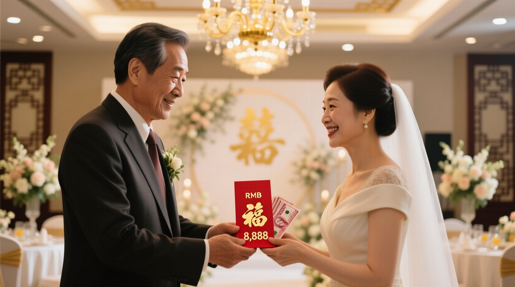 how much cash to give for a wedding