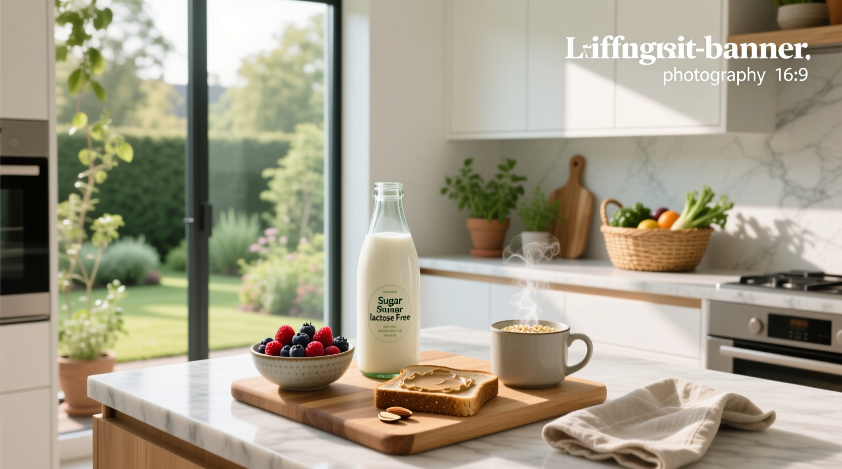 sugar free lactose free milk options