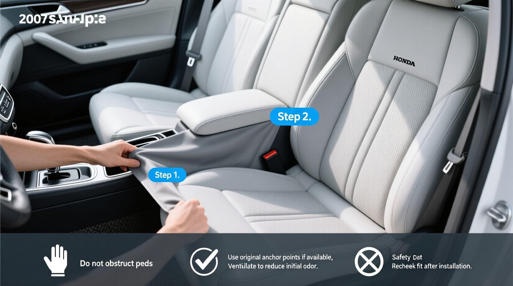How to Choose Car Seat Covers for 2007 Honda Accord