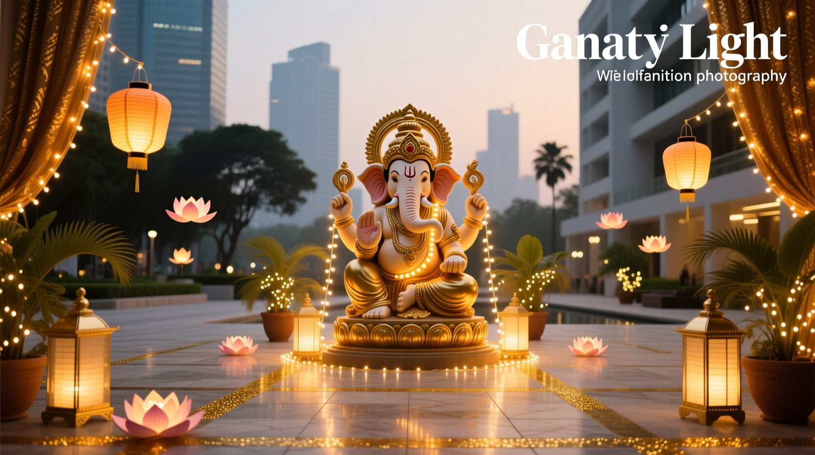 ganpati lighting guide types, safety setup tips