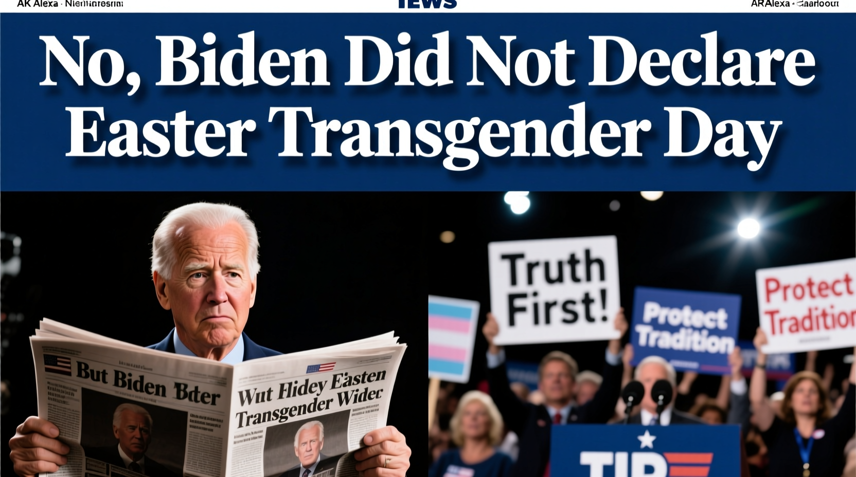 did president biden declare easter transgender day