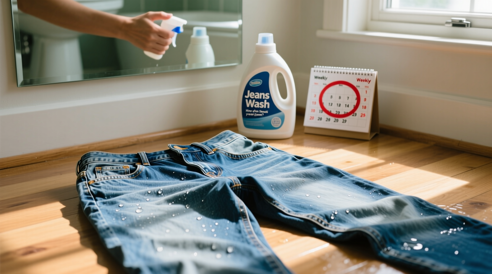 how often should you wash jeans