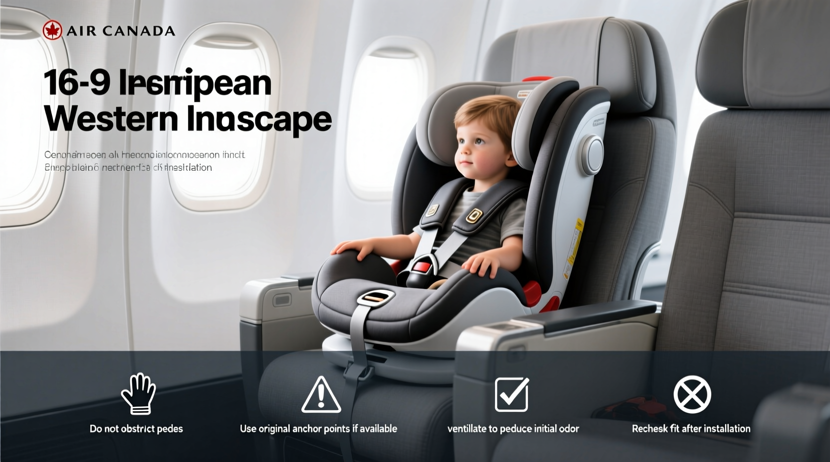 child car seat air canada