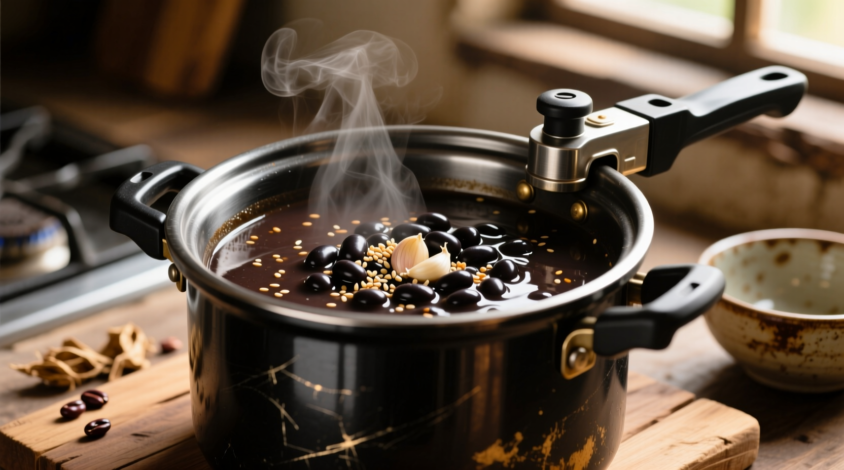 pressure cooker black bean soup