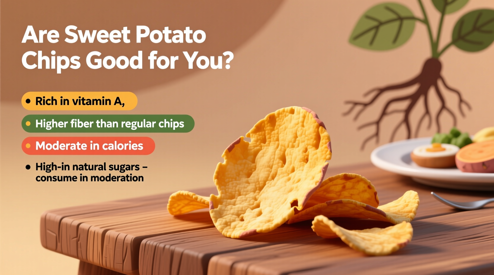 are sweet potato chips good for you