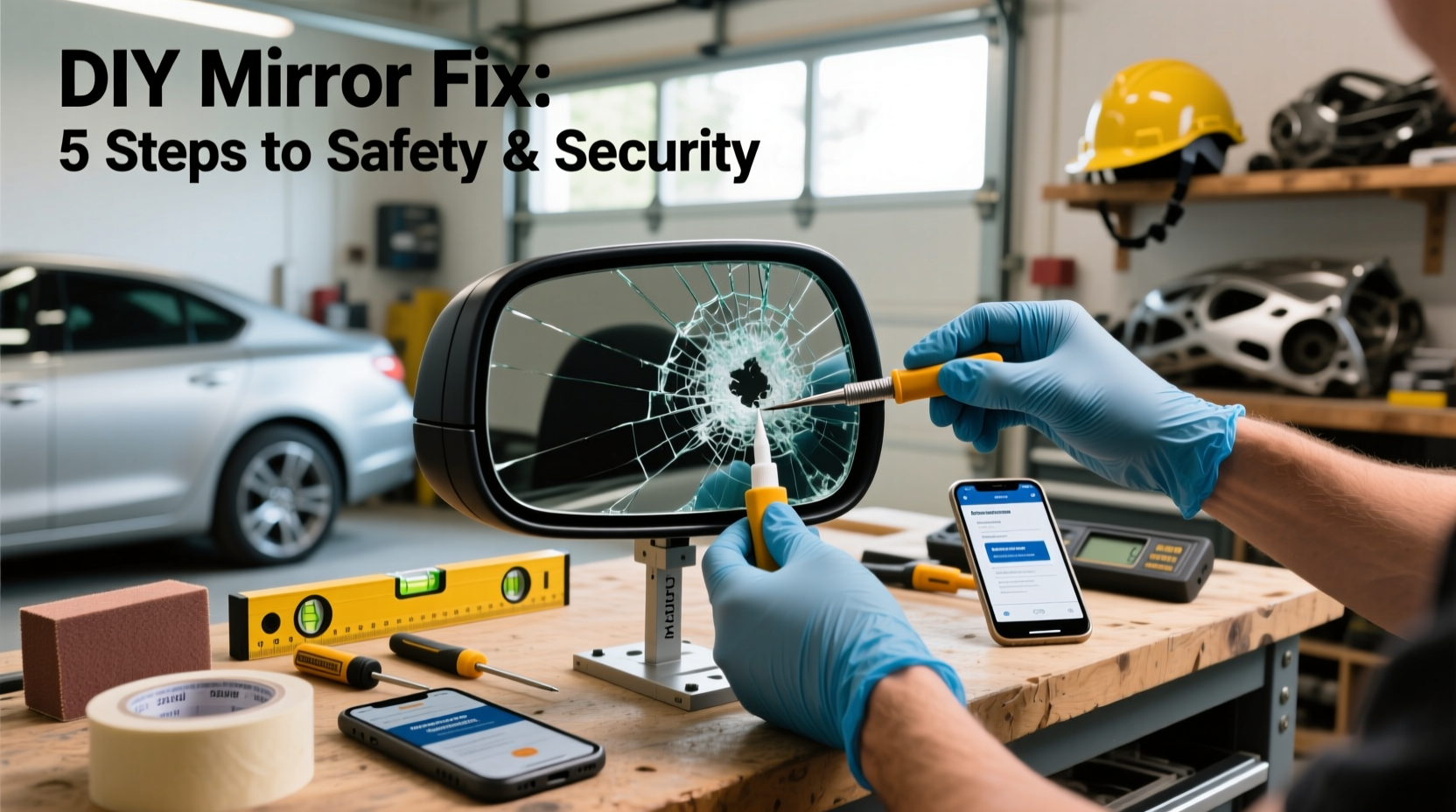 effective diy solutions for how to fix a broken car mirror safely and securely