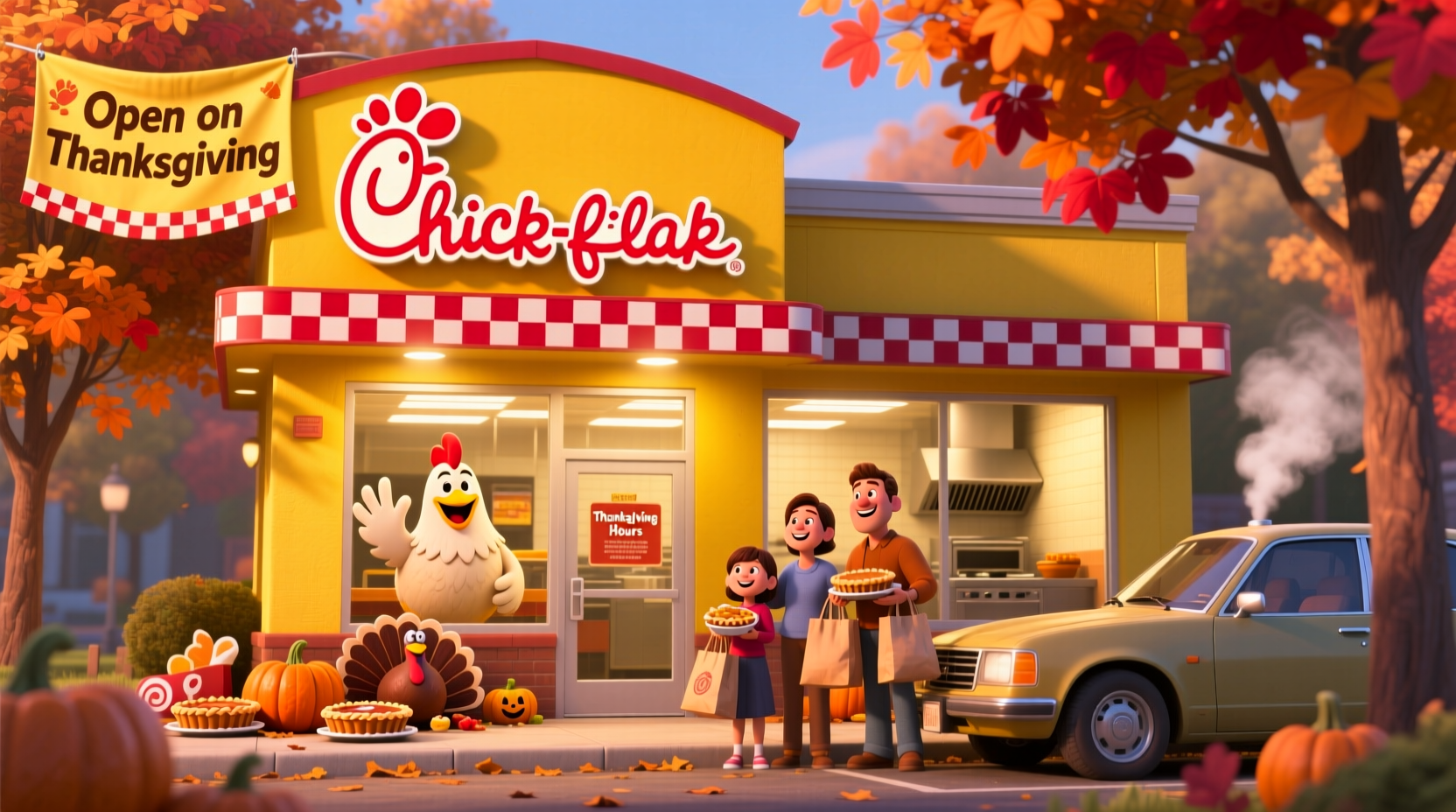 is chickfila open on thanksgiving