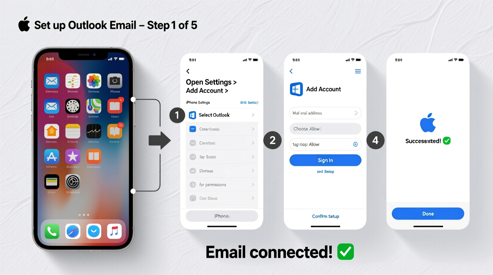 step by step guide to easily set up outlook email on your iphone for seamless access