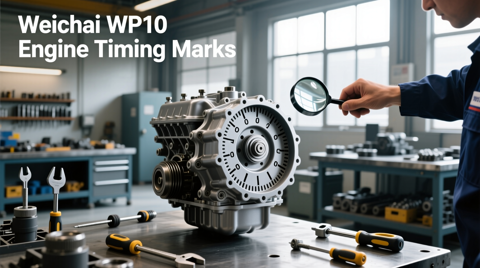 How to Find Weichai WP10 Engine Timing Marks Correctly