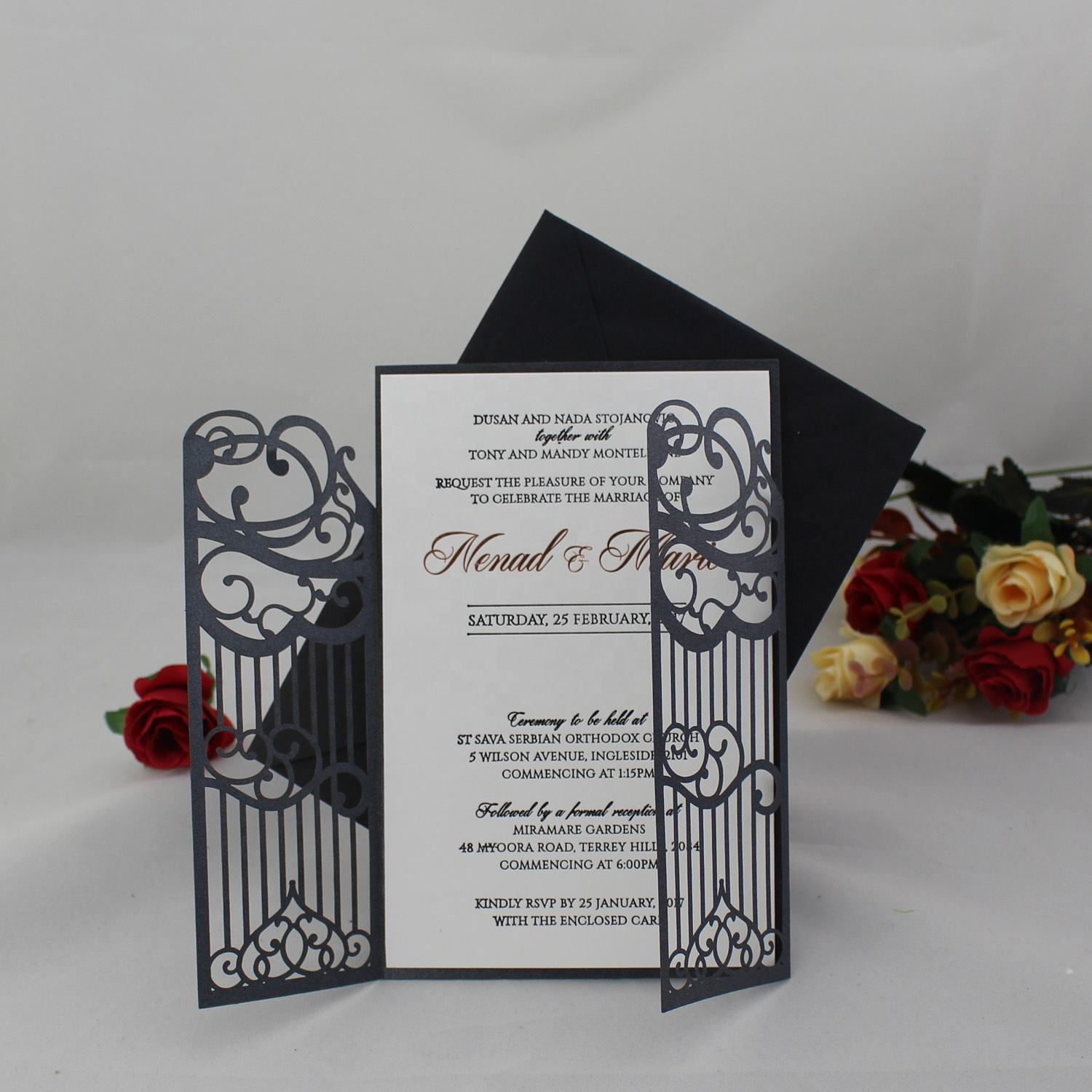 borders on invitations