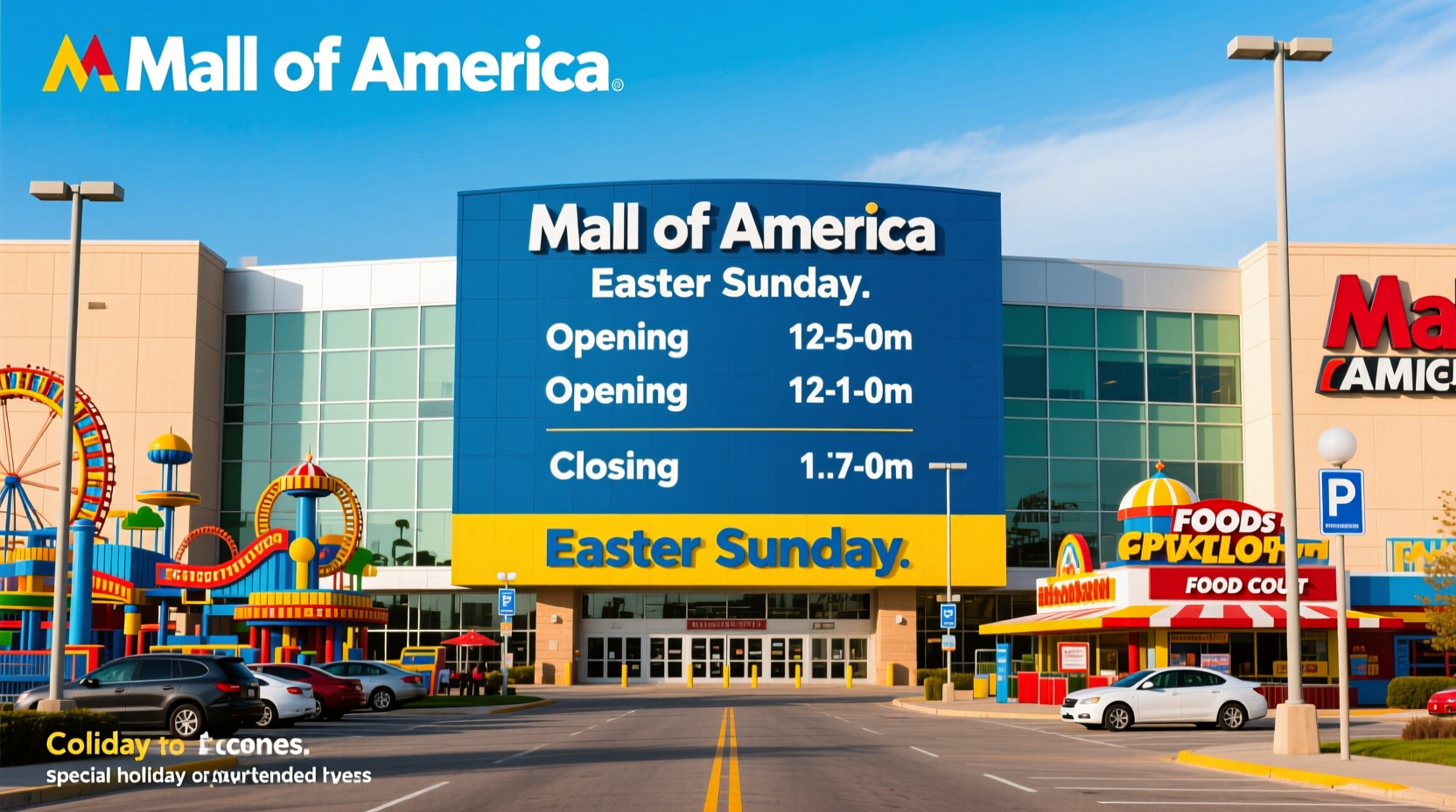 is mall of america open on easter sunday