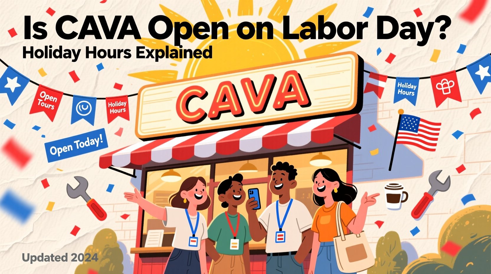 is cava open on labor day