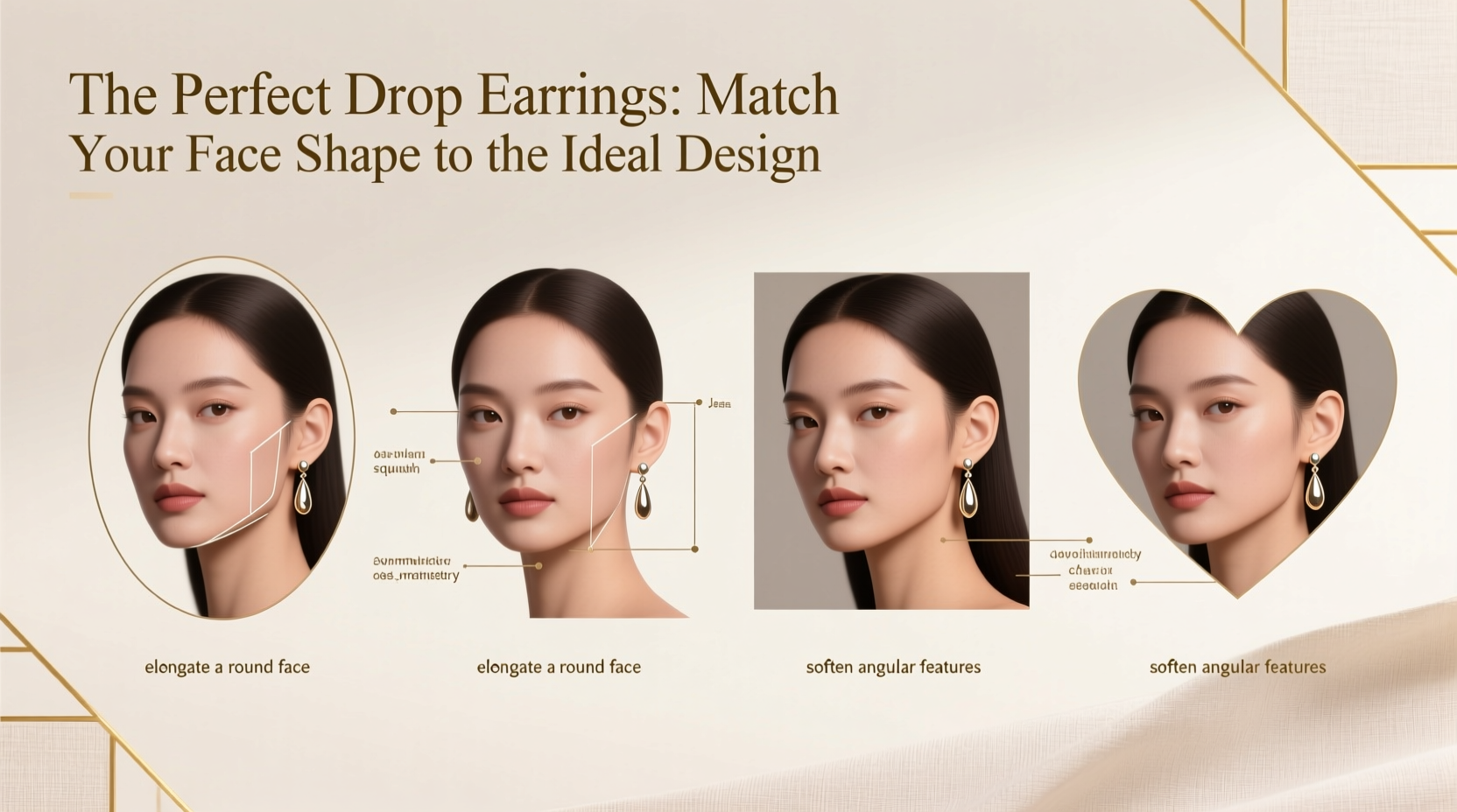 expert guide to picking the perfect drop earrings for your unique face shape