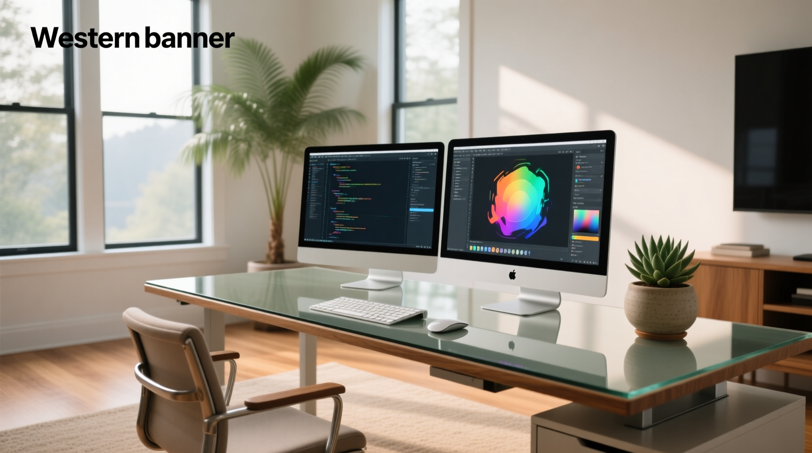 best computer desk for two monitors size, depth setup guide