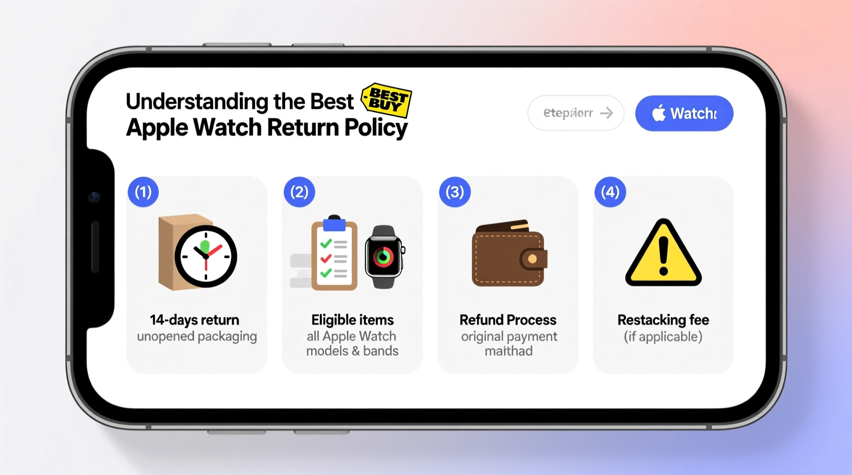 understanding the best buy apple watch return policy explained
