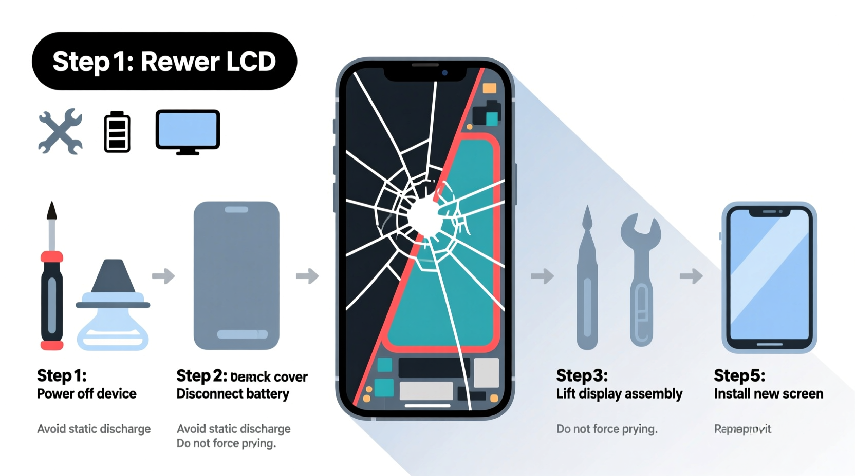 the ultimate guide to replacing a cracked phone screen safely and effectively