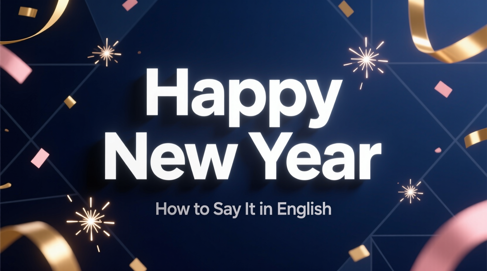 how do you say happy new year in english
