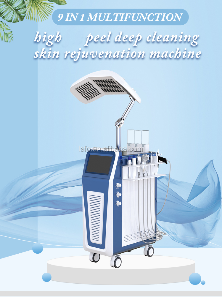 LF-825D 9 in 1 multifunction facial machine hydra clean facial oxygen jet facial machines