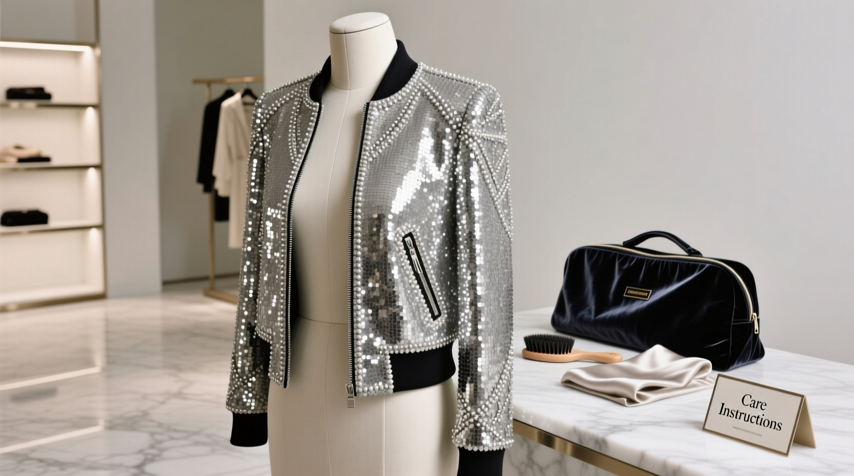 expert guide to maintaining and styling your sequin embellished jacket for lasting shine