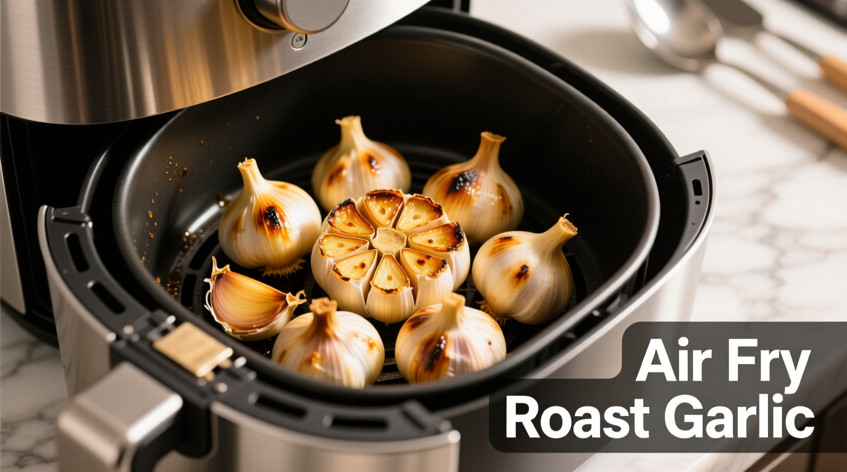 air fry roast garlic