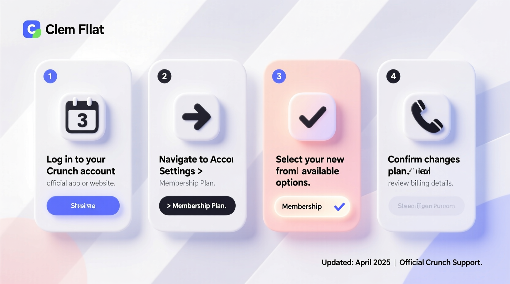 step by step guide how to easily change your crunch membership plan