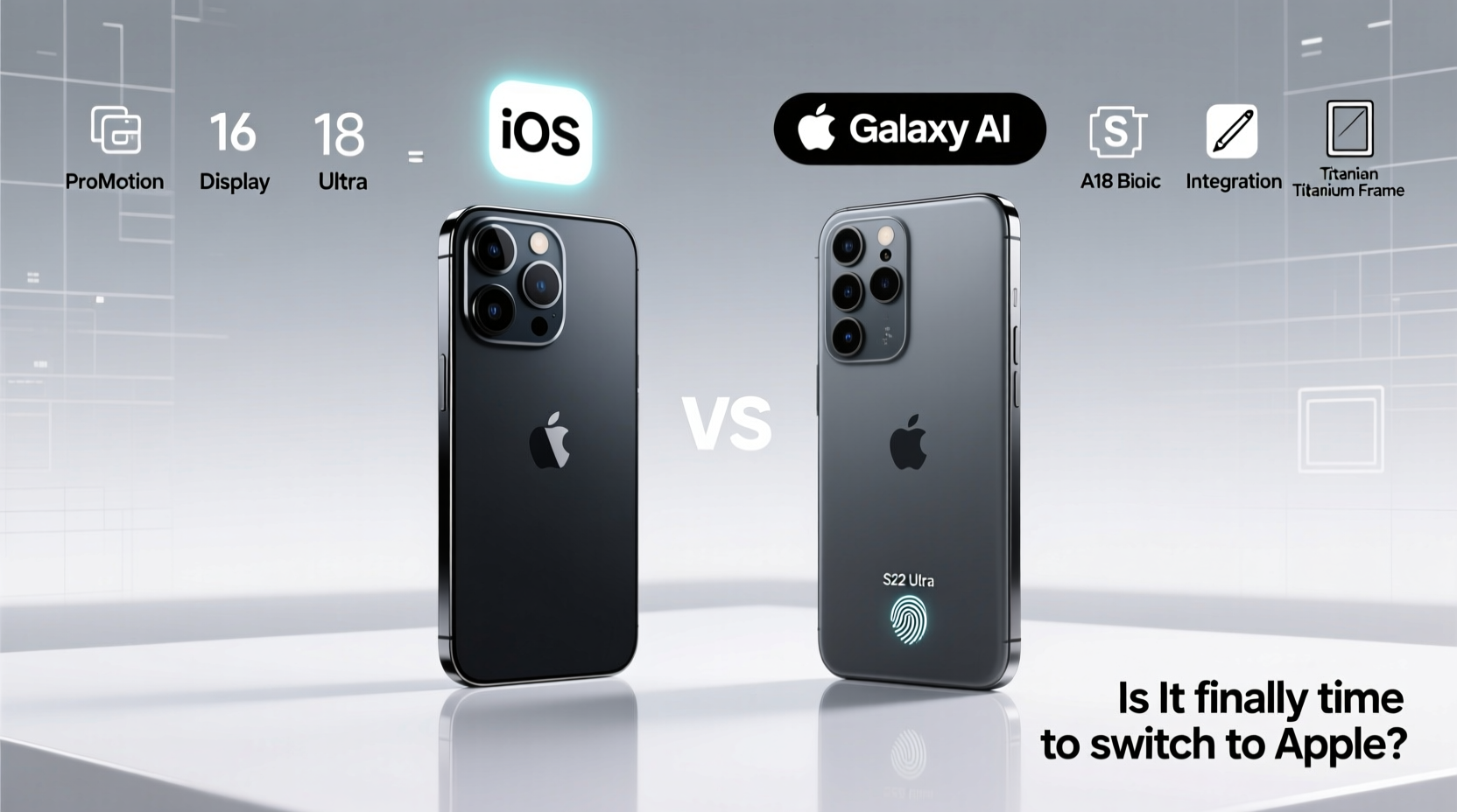 iphone 16 pro vs galaxy s22 ultra is it finally time to switch to apple