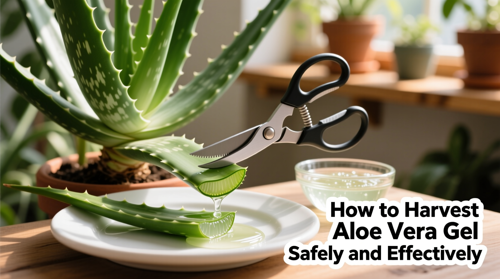 How to Harvest Aloe Vera Gel Safely and Effectively