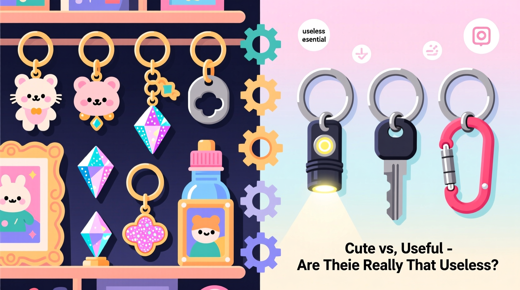 decorative vs practical keychains are cute keychains really that useless