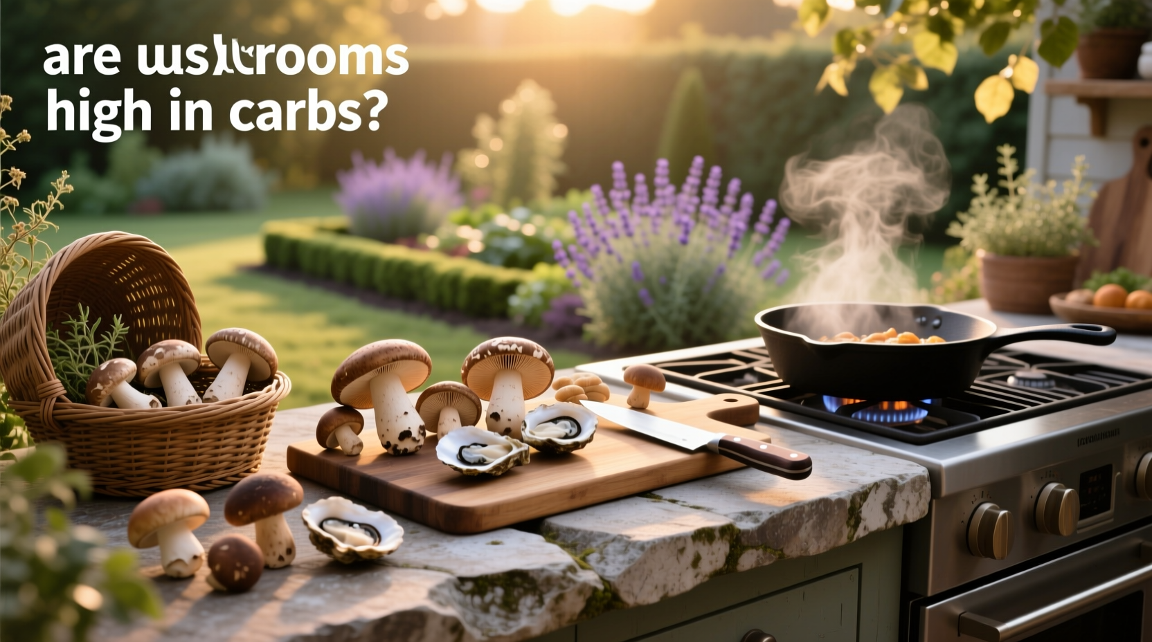 are mushrooms high in carbs