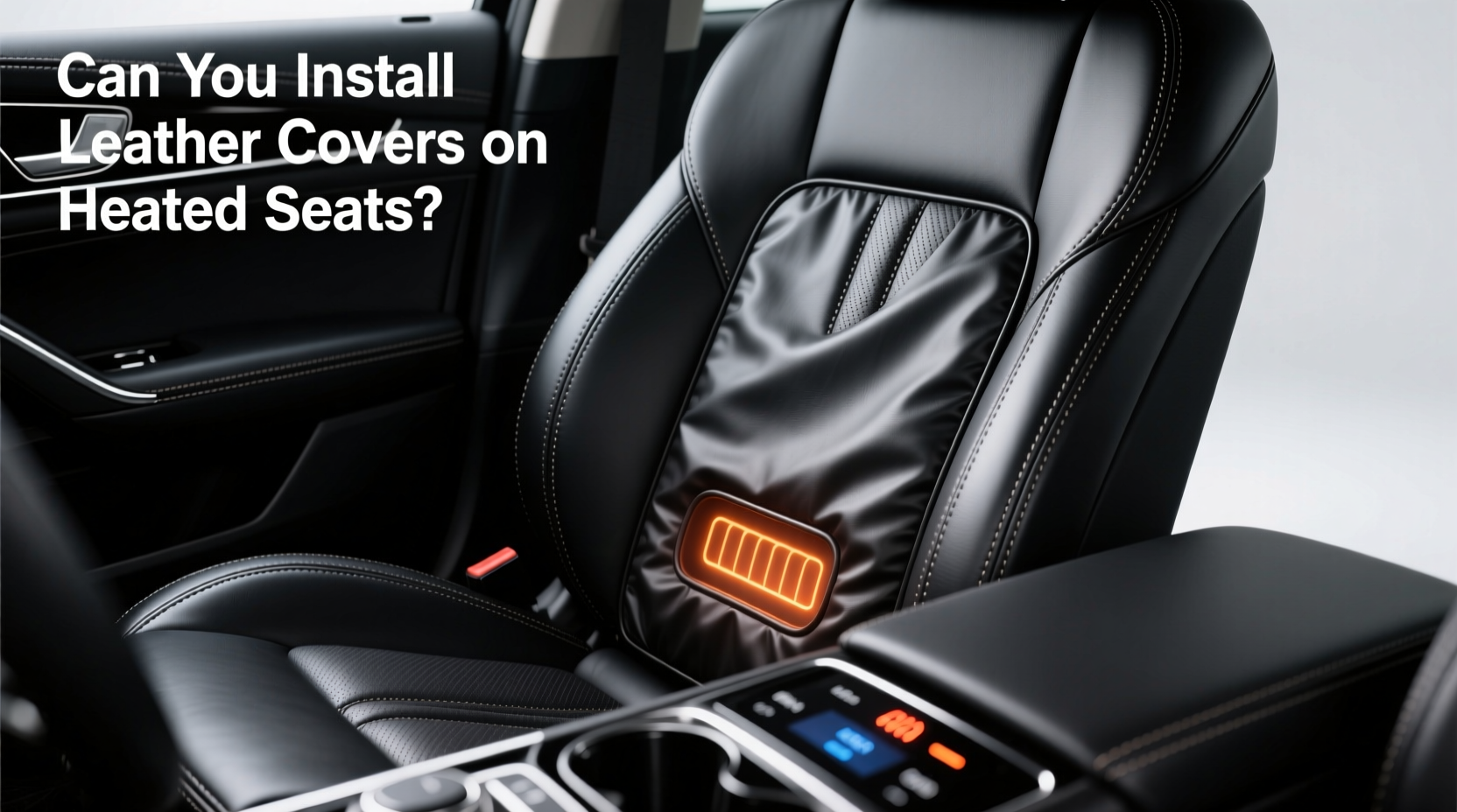 install leather covers heated seats