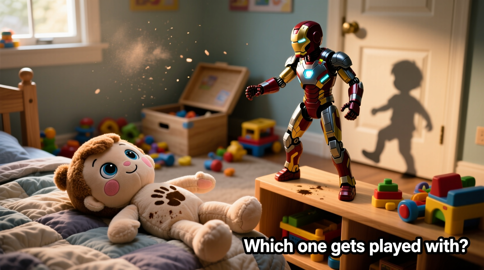 plush doll vs action figure which one will actually get played with