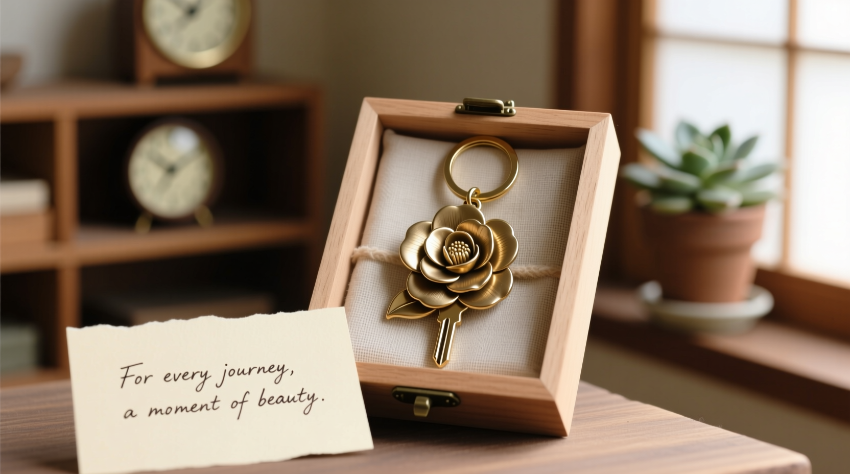 thoughtful gifting how to present a camellia keyring with meaning and style