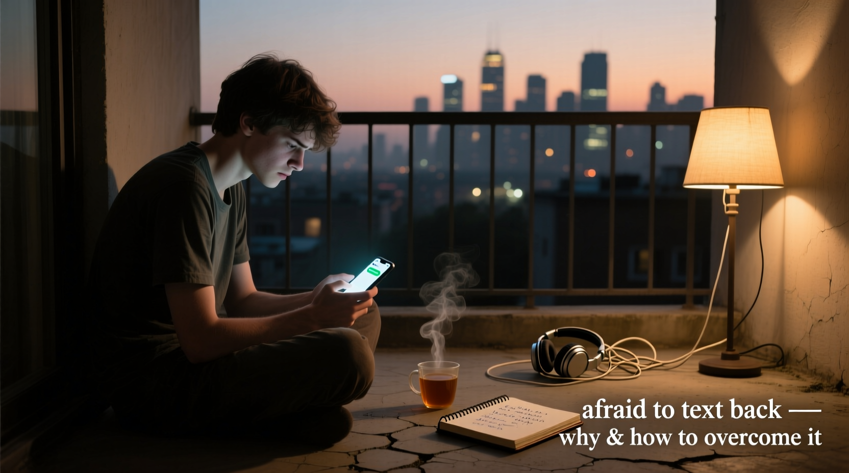 afraid to text back reasons why how to overcome it