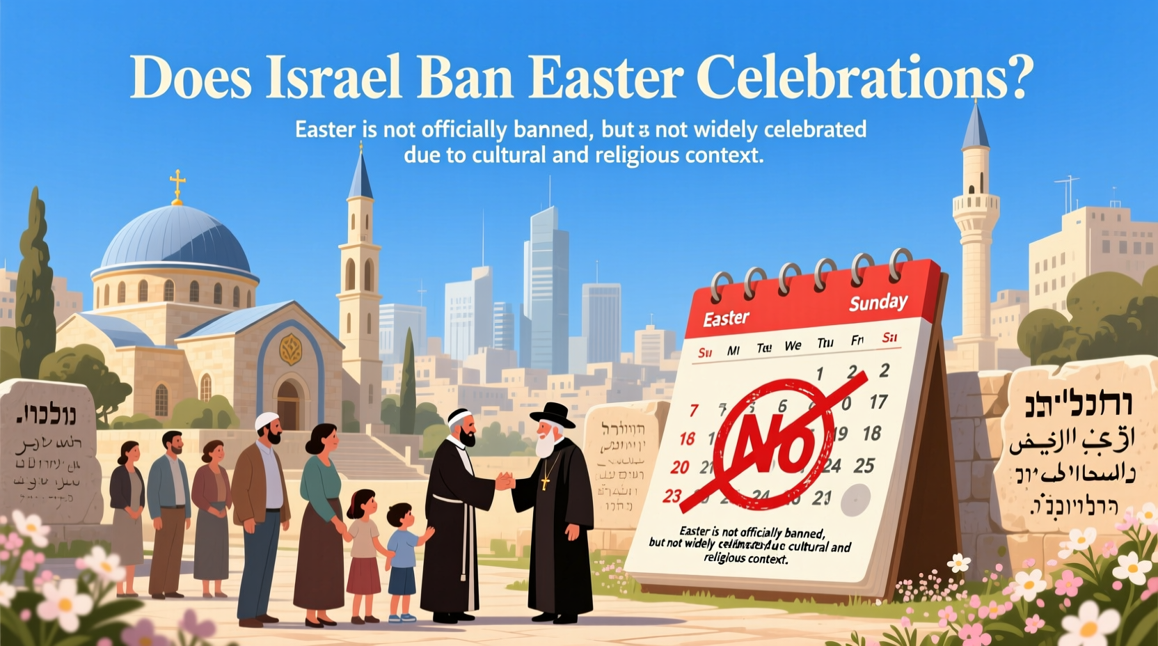 did israel ban easter