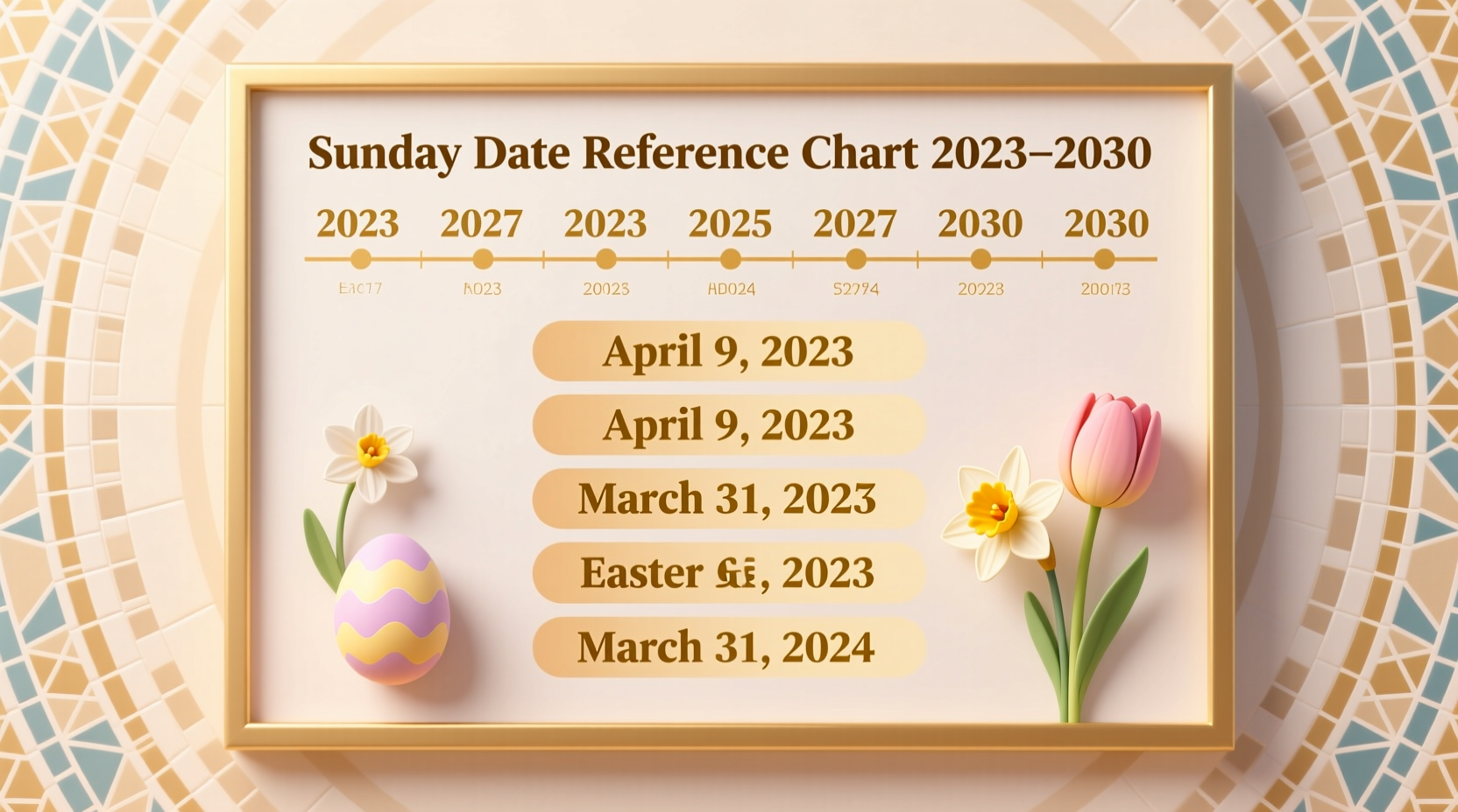 when is easter sunday each year