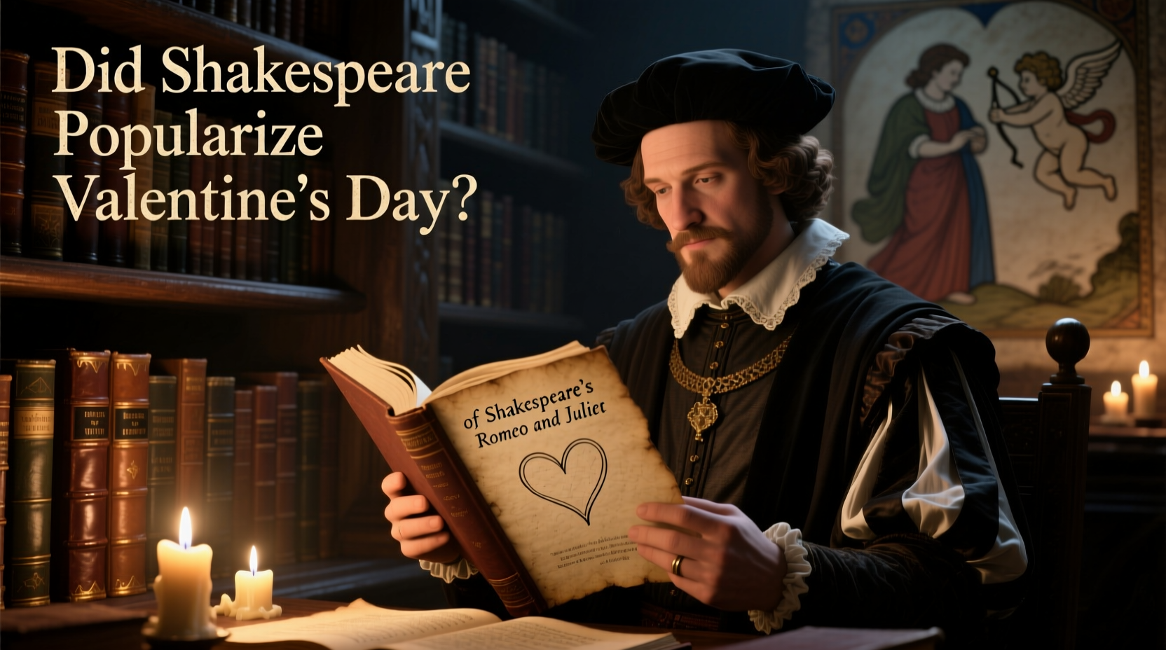 why do some people think shakespeare popularized valentines day