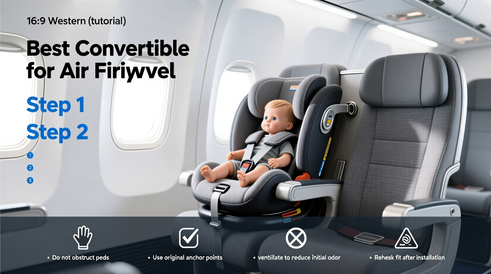 best convertible car seat for air travel