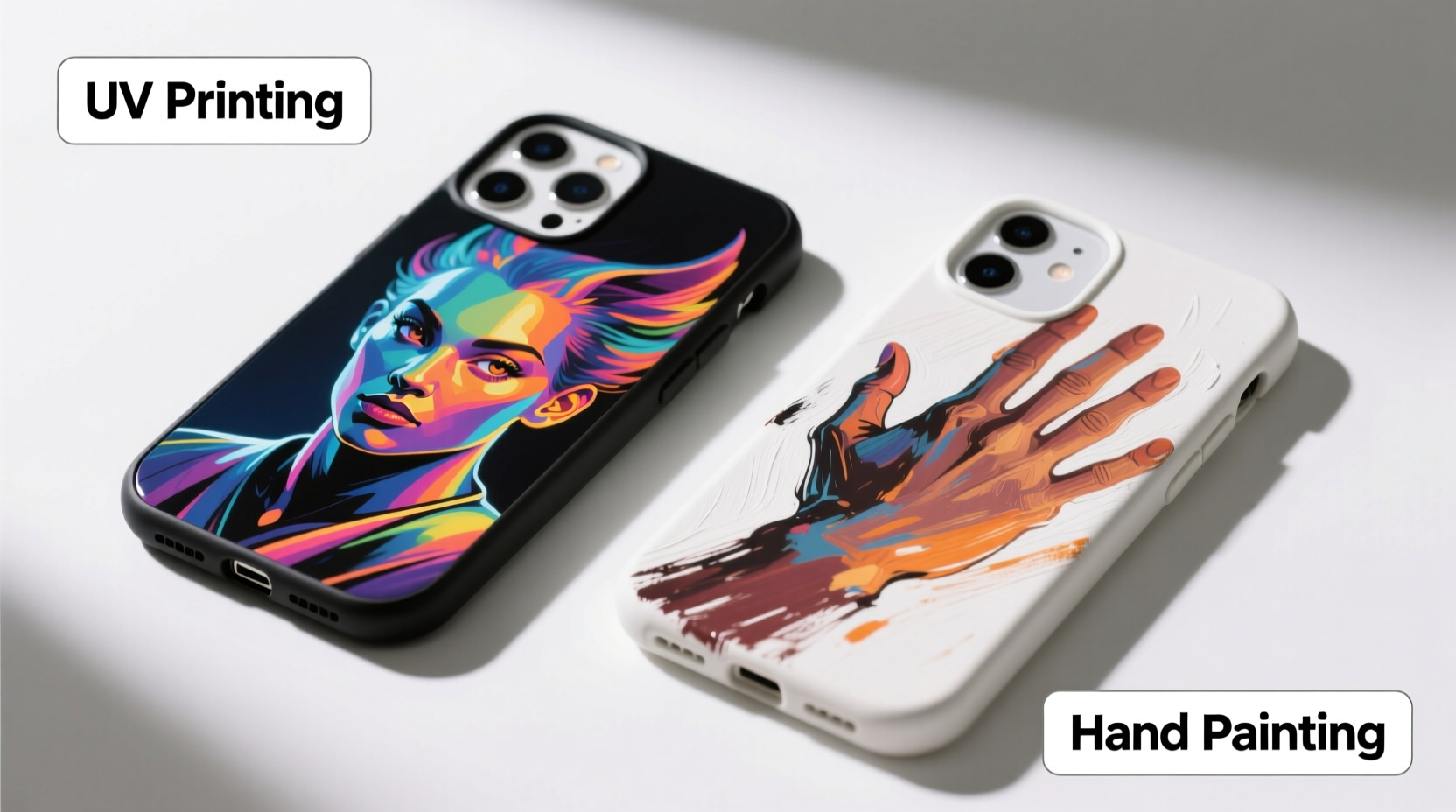 uv printing vs painting phone cases does the extra cost actually matter
