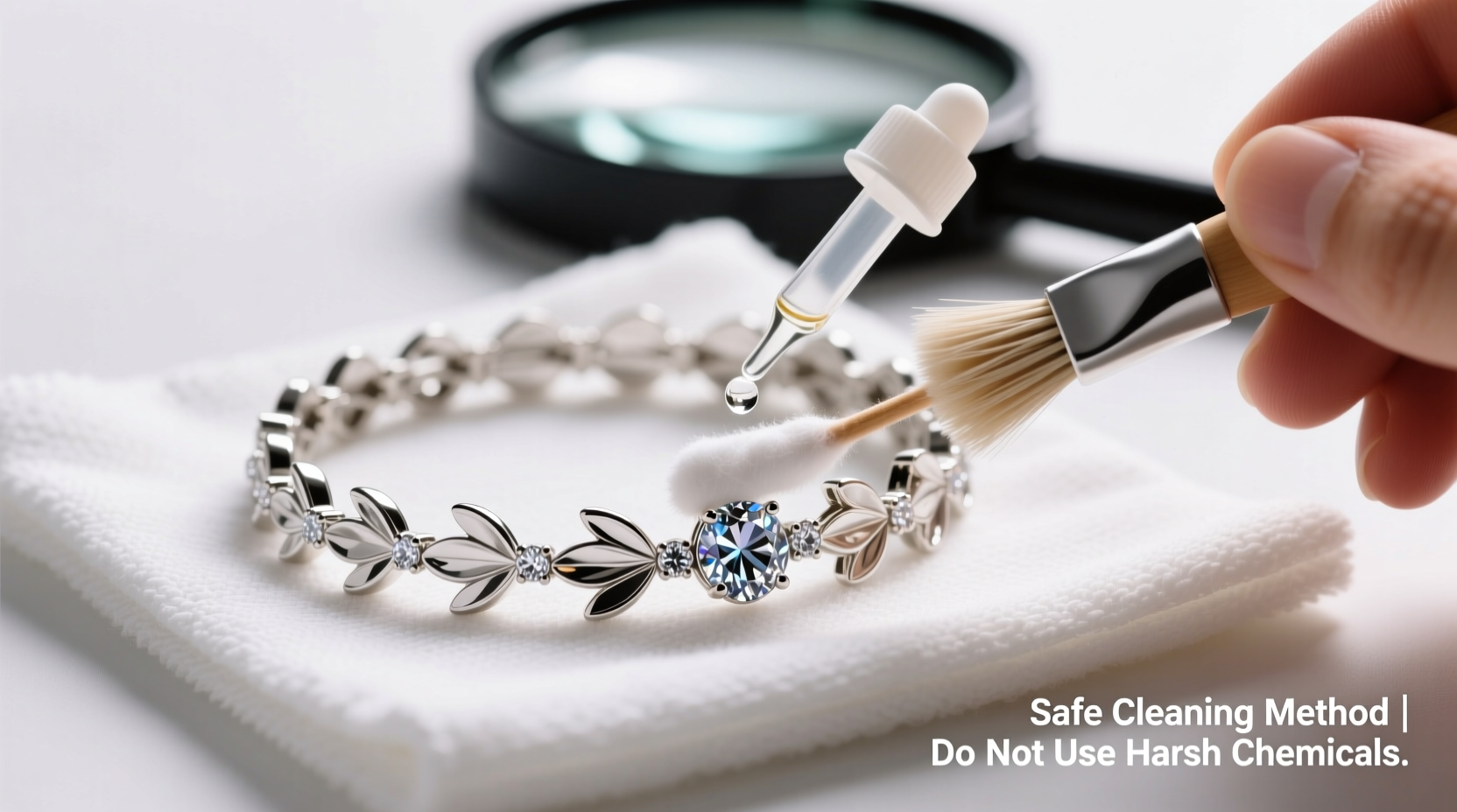 effective and safe methods to clean your zircon petal bracelet without causing damage