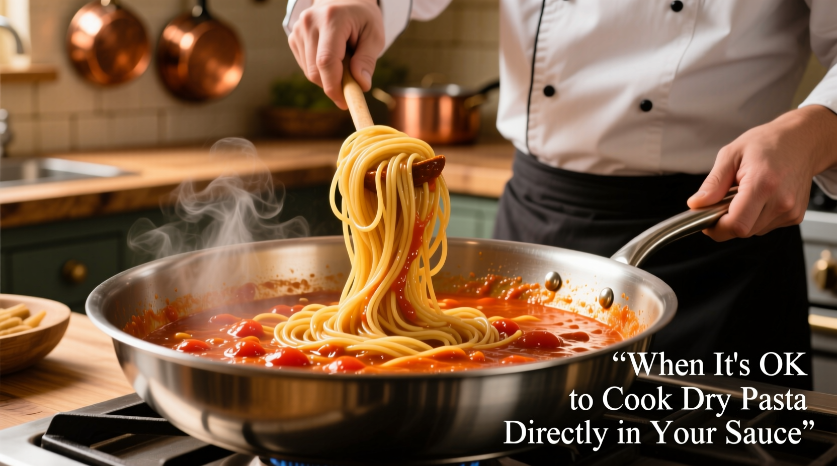 when its ok to cook dry pasta directly in your sauce a