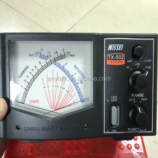 TX-502 SWR/WATT Power Meter - 1.6-525mhz for Vehicle Mount