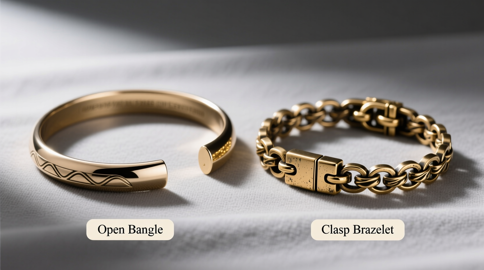 open bangle vs clasp bracelet which is actually more secure for everyday wear