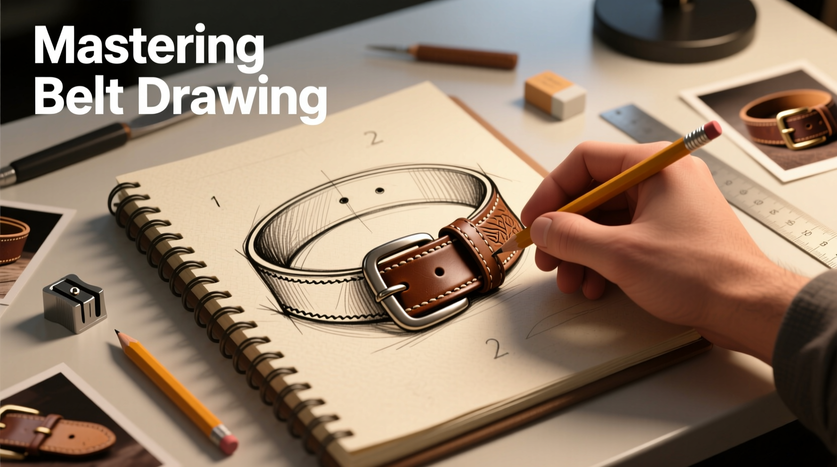 mastering belt drawing a step by step guide to creating realistic belts with ease