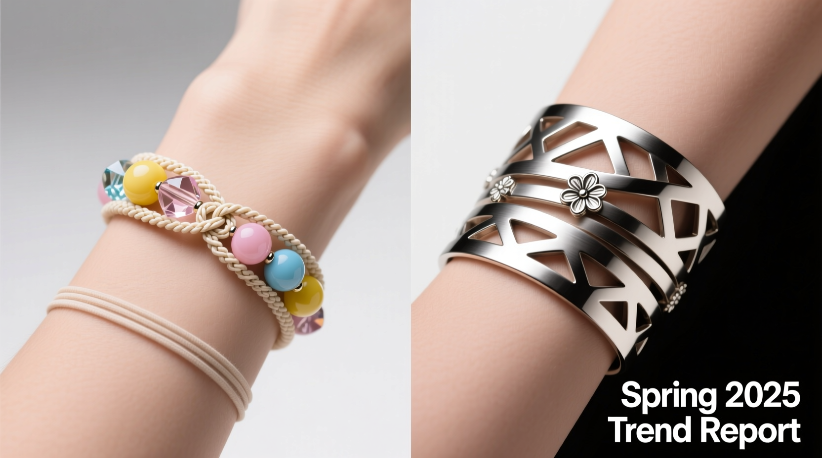 beaded bracelet or cuff which one is trending for spring