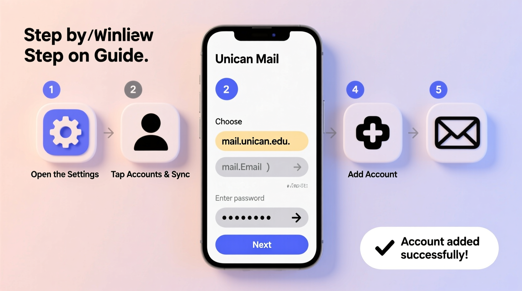 step by step guide to accessing unican mail on your mobile phone easily
